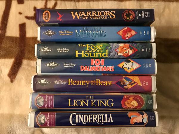 Disney Black Diamond VHS Lot Of 6 Including The Banned Little Mermaid - $20 (berkeley north / hills)63471255571715123