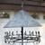 UNIQUE GIANT RUSTIC 20 LIGHT WROUGHT IRON & SHEET STEEL CHANDELIER# 1 thumbnail