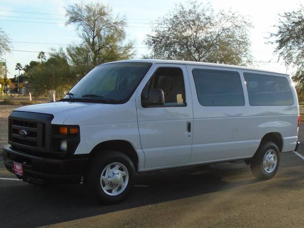 2013 FORD ECONOLINE E-350 12 PASSENGER CARGO VAN WORK TRUCK 1