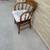 Beautiful antique Tiger Oak accent chair. 15 thumbnail