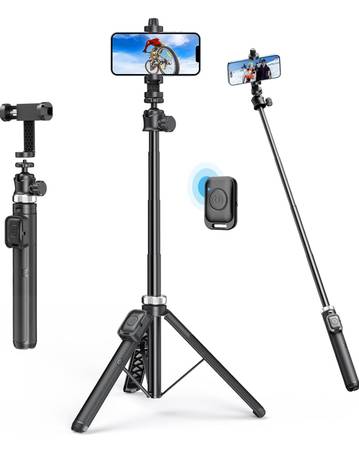 New Extendable Phone Tripod for iPhone & Selfie Stick with Remote 1