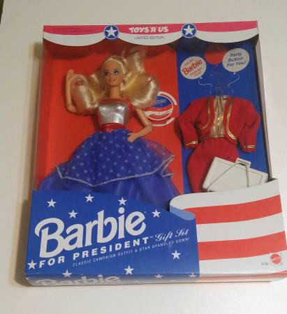 BARBIE FOR PRESIDENT GIFT SET 1