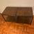 Masculine! Gorgeous! Mint condition end tables Solid wood with metal! 17 thumbnail