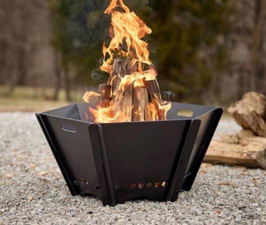 TARTER Medium Portable 23.5 in. Steel Fire Pit Brand NEW 1