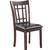 NEW - (Set of 2) Contemporary Armless Dining Side Chairs, Faux Leather 2 thumbnail