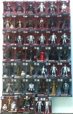 Star Wars Disney Elite Series Die-Cast 6” Figure Lot 1