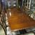 Vintage Walnut Table and 10 chairs 2 thumbnail