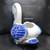 Chinoiserie Vintage Style Cobalt Blue White Swan Planter Ceramic Vase 10"x 8" 11 thumbnail
