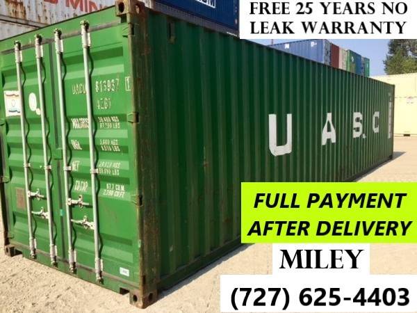 40ft HC WWT Shipping Containers, Rodent Proof, No Leaks or Holes 1