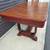Rare Charming 1930'S Art Deco Style Solid Oak Dining Table. 16 thumbnail