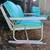 1950's Mid Century Vintage Reclining glider sofa, and rocking chair  s 1 thumbnail