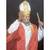 Vintage Large Portrait Painting on Wood Panel Gandhi 9 thumbnail