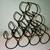 WINE RACK 10 BOTTLE HOLDER Metal Pyrimid Stand Bar Decor Furniture 4 thumbnail