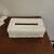 Wicker tissue cover rectangular white 1 thumbnail