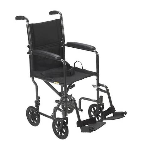 Lightweight Steel Transport Wheelchair 1