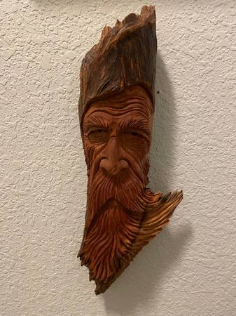 Gorgeous hand carved head 1