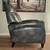 Gray Leather Pushback Recliner 4 thumbnail