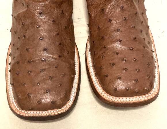 Size 10.5 D JB Dillon Ostrich Western Boots 1