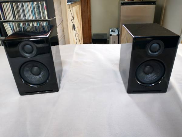 Audioengine 2 Black Speakers 1