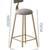 Velvet Cushioned Bar Stools with Gold Legs – a set of 2 5 thumbnail