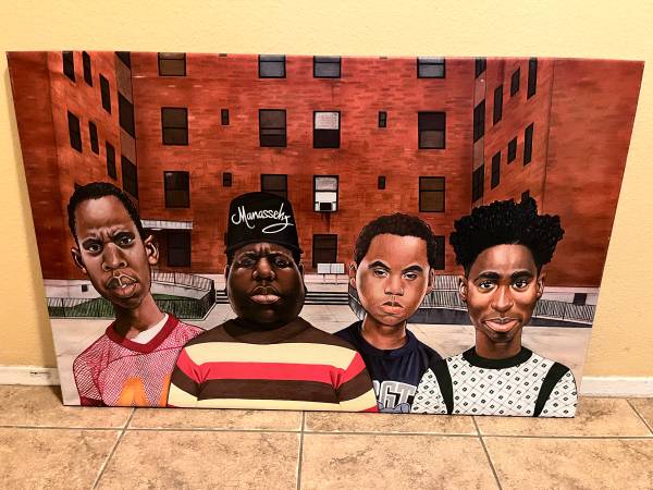 "Boyz In The Hood (Hip Hop Legends)" Canvas Art 1