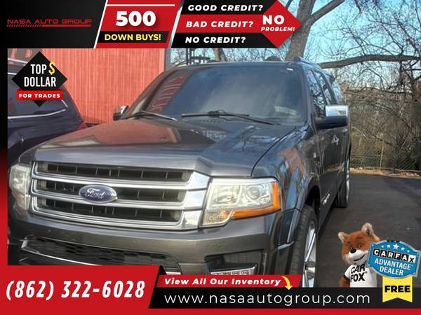 2017 Ford Expedition EL Platinum 4x4 4 x 4 4-x-4 - $7,999 (The price in this ad is the downpayment)63654713751297120