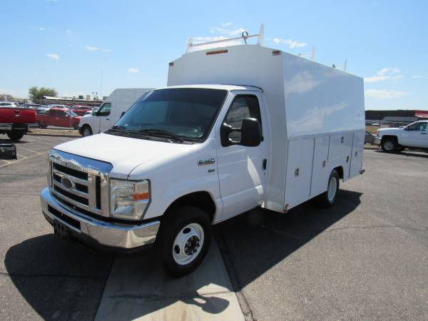2015 Ford E350 Super Duty Cutaway Service Utility Dually Van 1
