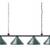 Wellmet 70in 4-Light Pool Table Light - Green, 2 Available 1 thumbnail