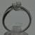 14KT WHITE GOLD FASHION RING SIZE 9; 4.1 GR; W 0.50 PTS ROUND DIAMONDS 4 thumbnail