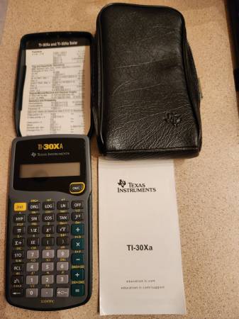 TI-30Xa  SCIENTIFIC  CALCULATOR 1