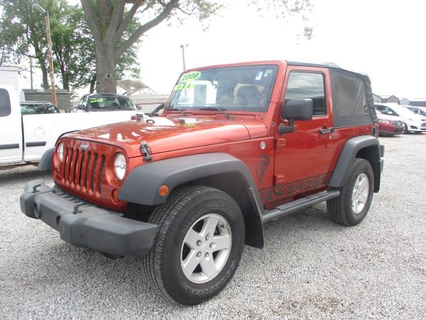 2007 JEEP WRANGLER  ORANGE  JOHN 419-297-9709 1