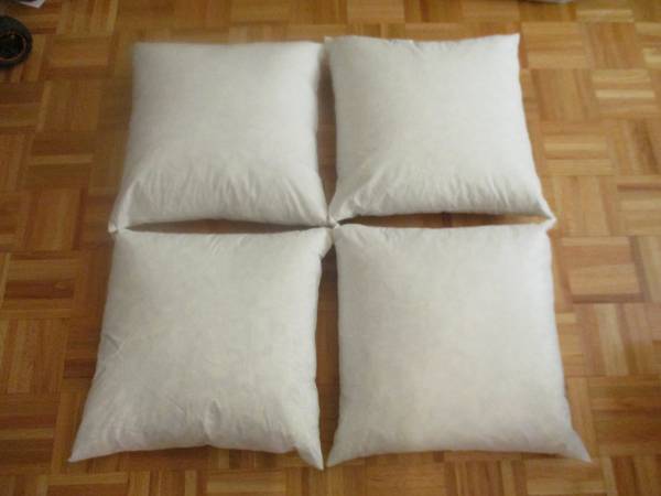 Sewing:  4 Pillow Forms 1
