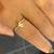 Yellow Gold Ring(Size 6) with Natural Diamonds Stones 6 thumbnail