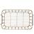 Vintage Painted Wrought Iron Basket 16"x10 1/4"x 3 1/2" 4 thumbnail
