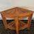 Teak Corner Stool by AquaTeak 1 thumbnail