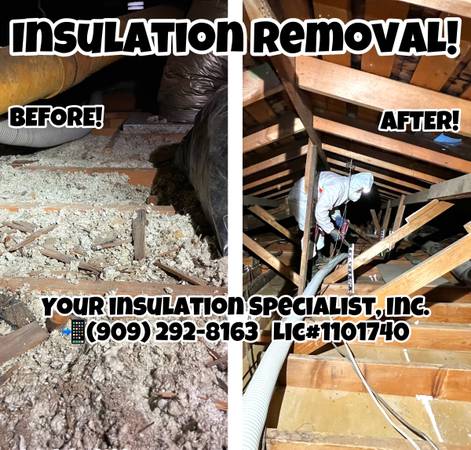 ATTIC VACUUM, ATTIC - CRAWLSPACE INSULATION, DRILL & FILL AND MORE! 1