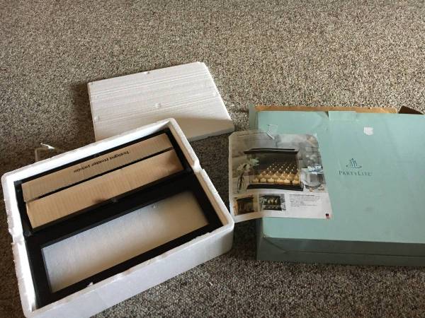 Candle Holder with infinite reflective mirror-NIB - 1