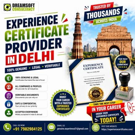 Professional Experience Certificate Provider in Delhi for Every Profes 1