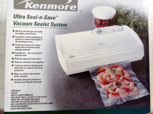 Kenmore Vacuum Food Sealer 1