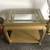 Real Wood Gold Accent Table w/Tempered Glass Top 5 thumbnail