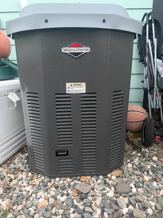 Briggs and Stratton 7,000 watt propane generator 1
