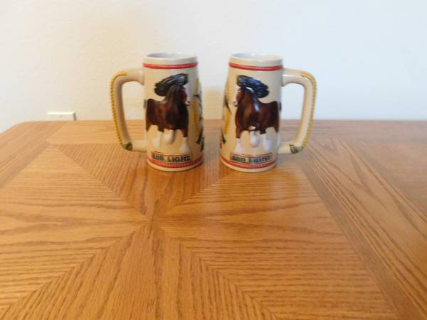 Steins, Bud Light, Anheuser-Busch 1