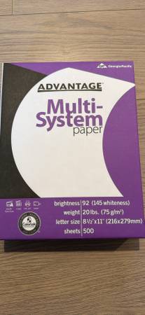 Offcie Supplies - A4 Printer Paper (500 sheets) 1
