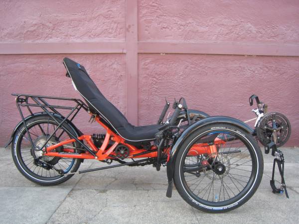 HP Velotechnik Scorpion fx 20 recumbent e-trike 1