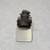 Pewter Snowman Stocking Holder Mantel Hook Heavy Silver Tone Christmas Decor 12 thumbnail