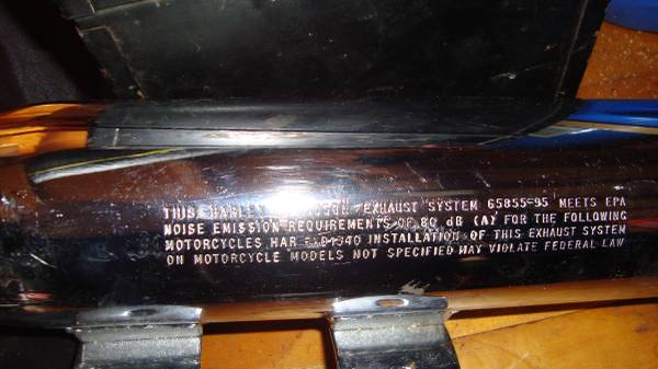 Harley Davidson Muffler 1