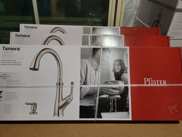 Pfister Kitchen Faucet stainless steel one handle pulldown F-529-7TAS 1