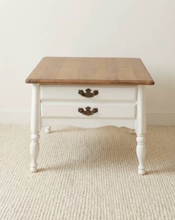 Vintage wooden side table 1