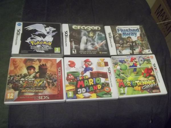 Nintendo DS + DS3 Games 1
