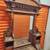 7 ft ornate carved walnut victorian dresser w/ marble top and mirror 4 thumbnail